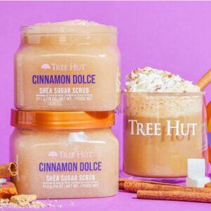 Cinnamon Dolce Shea Sugar Scrub Tree Hut Set